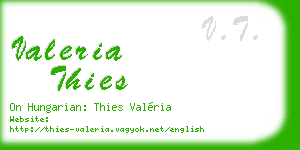 valeria thies business card